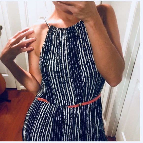 Loft Black and White halter dress - Picture 6 of 8